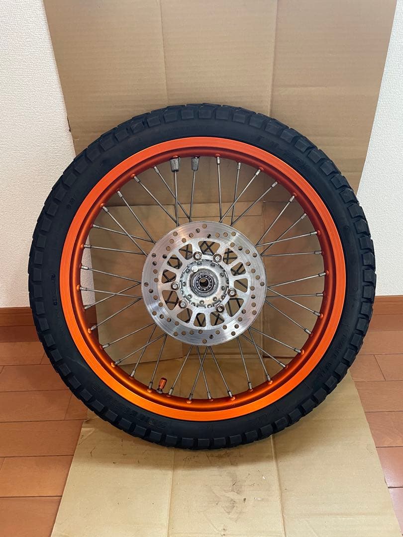 トリッカー　フロントホイール　オレンジ　他にリアホイール出品ありセット値引き可能 楽天市場】KN企画 ライブDIO-ZX ［AF35］ 鍛造アルミホイール前後