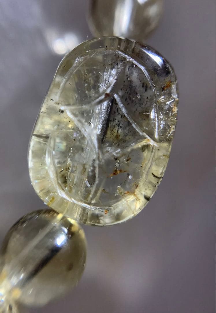 ★ユッキー様★ 《超希少石》貔貅ゴールデンスキャポライト　ブレスレット