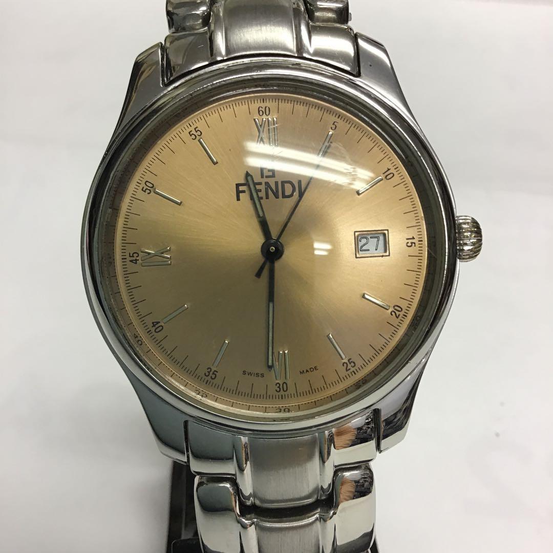 ❣️FENDI フェンディ❣️210Gメンズクォーツ腕時計 デイト付 スイス製
