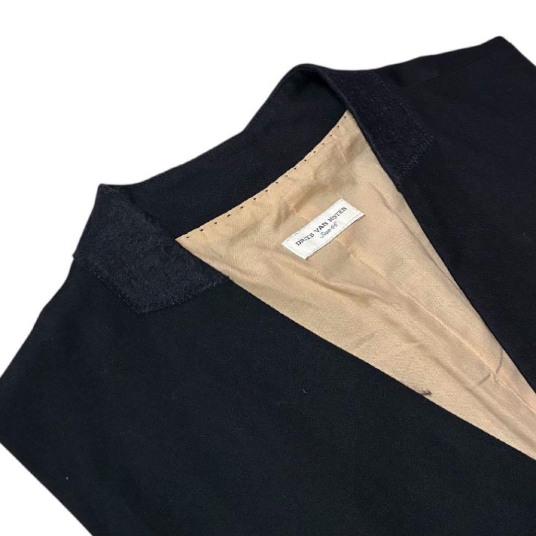 DRIES VAN NOT ジレ ベスト アジャスター付き 素材切り替え DRIES VAN