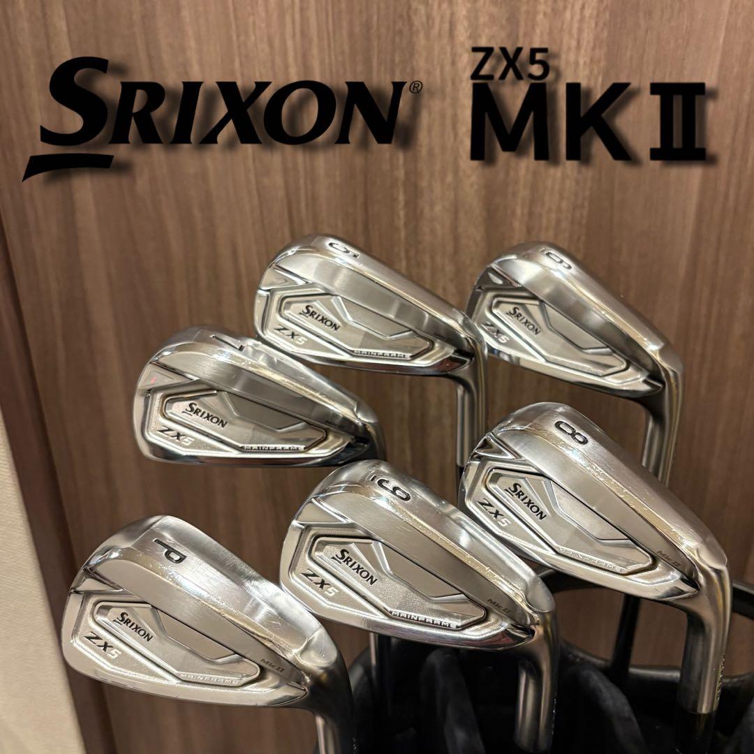 SRIXON zx5 mk2 スリクソン アイアン6本セット DG DST アイアン 6本セット SRIXON スリクソン ZX5 Mk II アイアン ＃5～9、PW