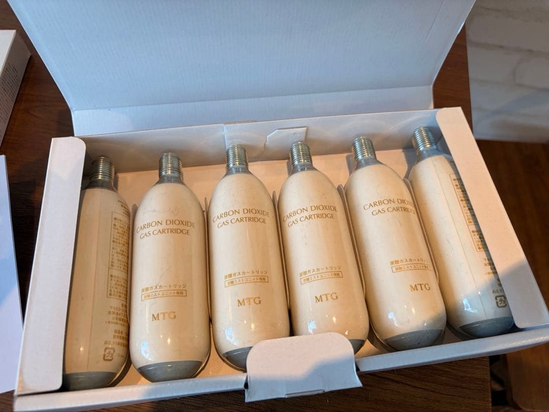 MTG炭酸ガスカートリッジ6本入り MTG プロージョン 炭酸ミストユニット専用 炭酸ガスカートリッジ 6本
