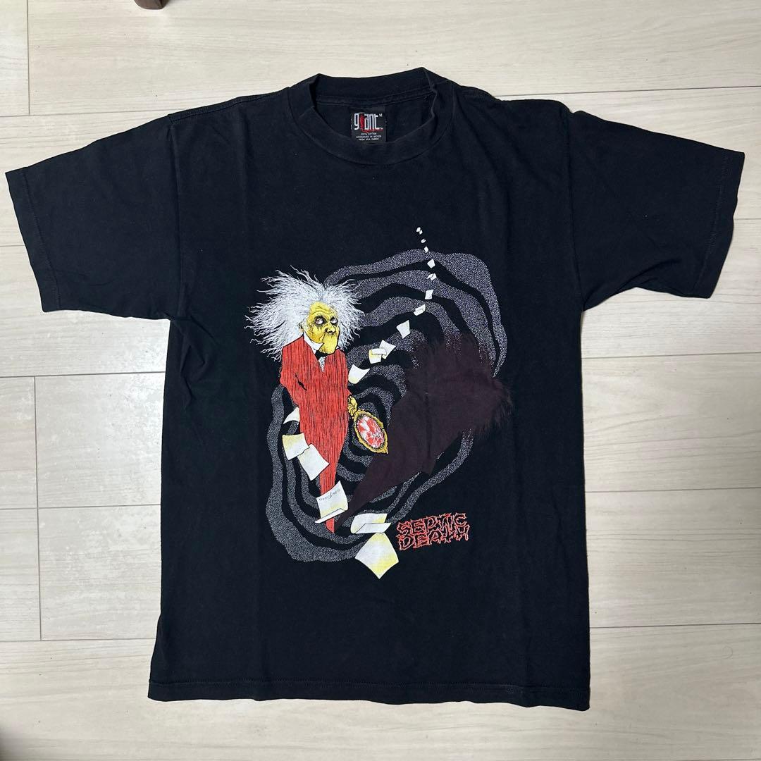 pushead／パスヘッド「SEPTIC DEATH 気違い」 Tシャツ - メルカリ