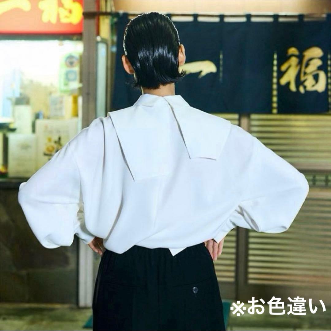 2025美品 エンフォルド COLLAR-PARTS PULLOVER ブラウス - メルカリ