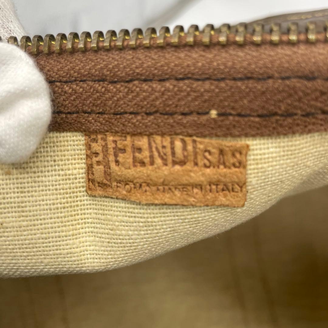 美品✨フェンディ ボストンバッグ ズッカ柄 FFトラベル 大容量