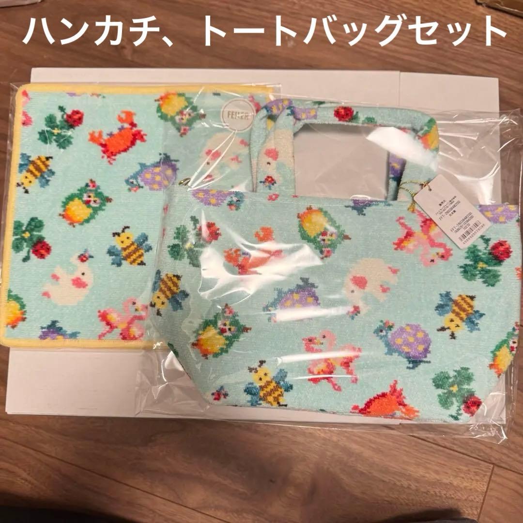 神崎恵　フェイラーコラボ　ハンカチ　トートバッグセット 今回は、今回は美容家神崎恵さん✕フェイラー初コラボレーション商品を