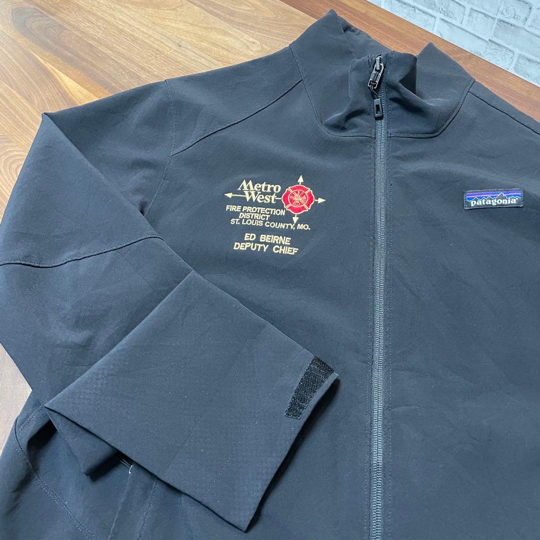 一点物】patagonia パタゴニア ソフトシェルジャケット 黒 L - メルカリ