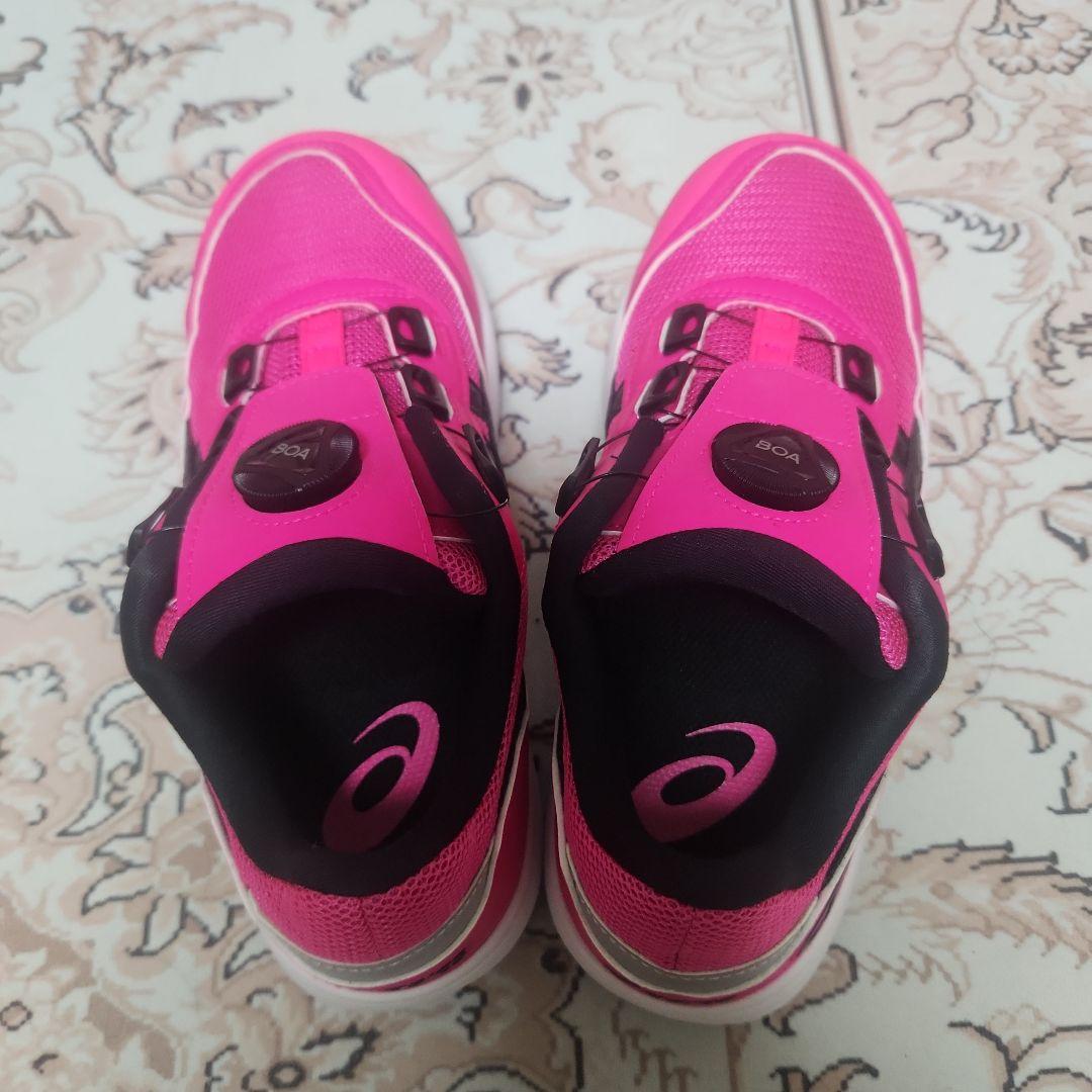 アシックス 安全靴 スニーカー ピンク 限定品 23センチ 新品 asics