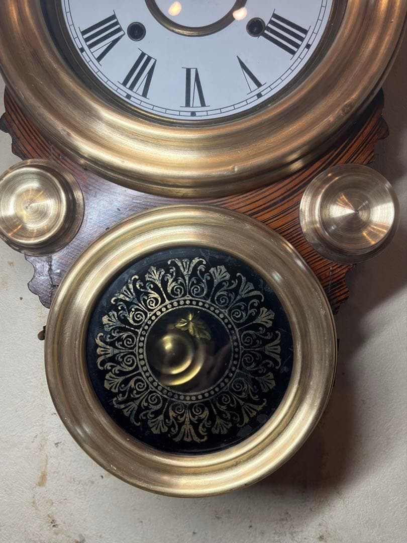 精工舎 だるま時計 柱時計 古時計 振り子時計 ゼンマイ ボンボン