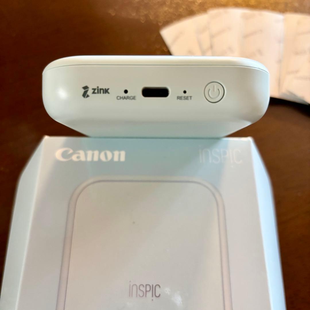 海外公式 ふゆごもり様 Canon ミニフォトプリンター iNSPiC PV-223-BL