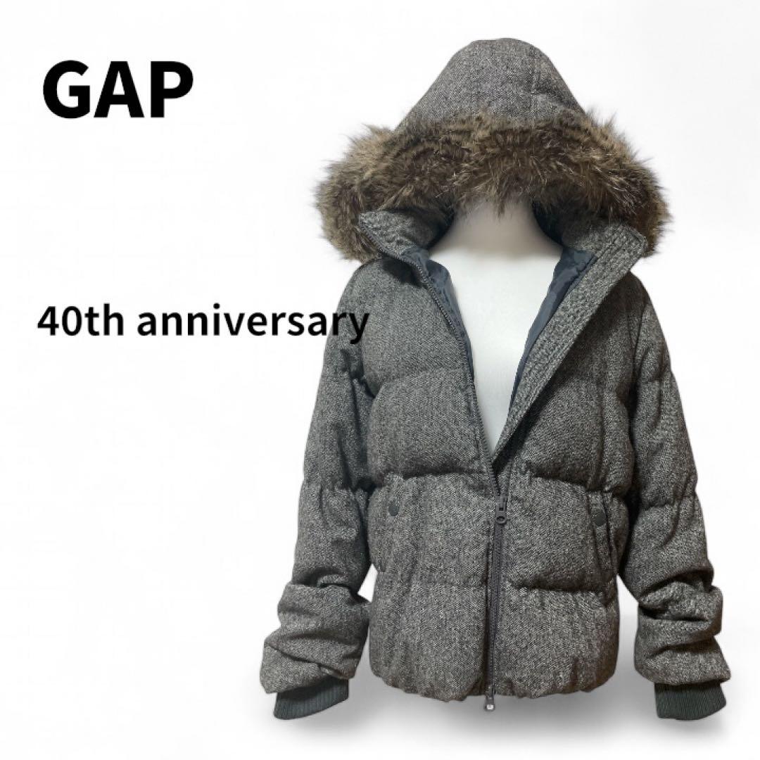 GAPダウン90% y2k ファーフード 40th anniversary 平成 - メルカリ