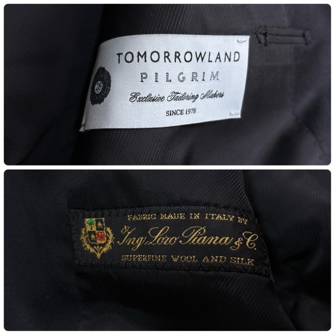 別注 TOMORROWLAND ピグリム ブラック ビジネスジャケット 42 別注