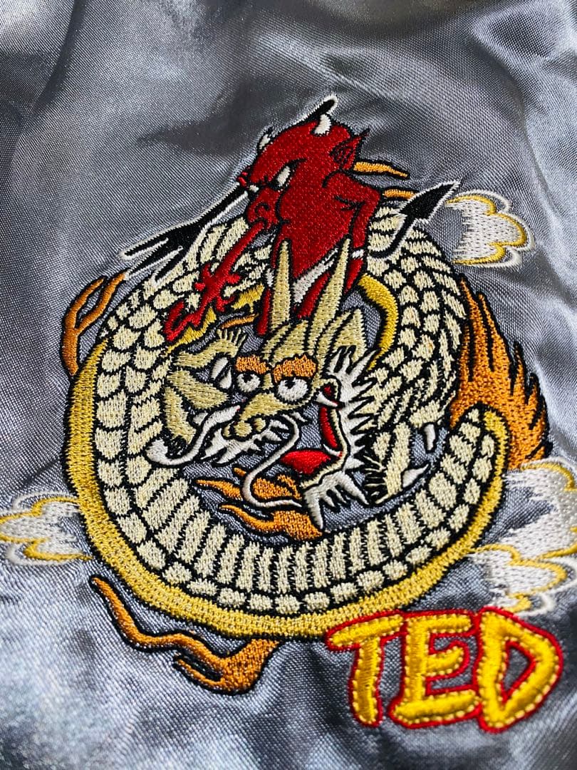 TEDMAN スカジャン 2面用 日本限定 別珍 サテン 鯉と波 unisex - メルカリ