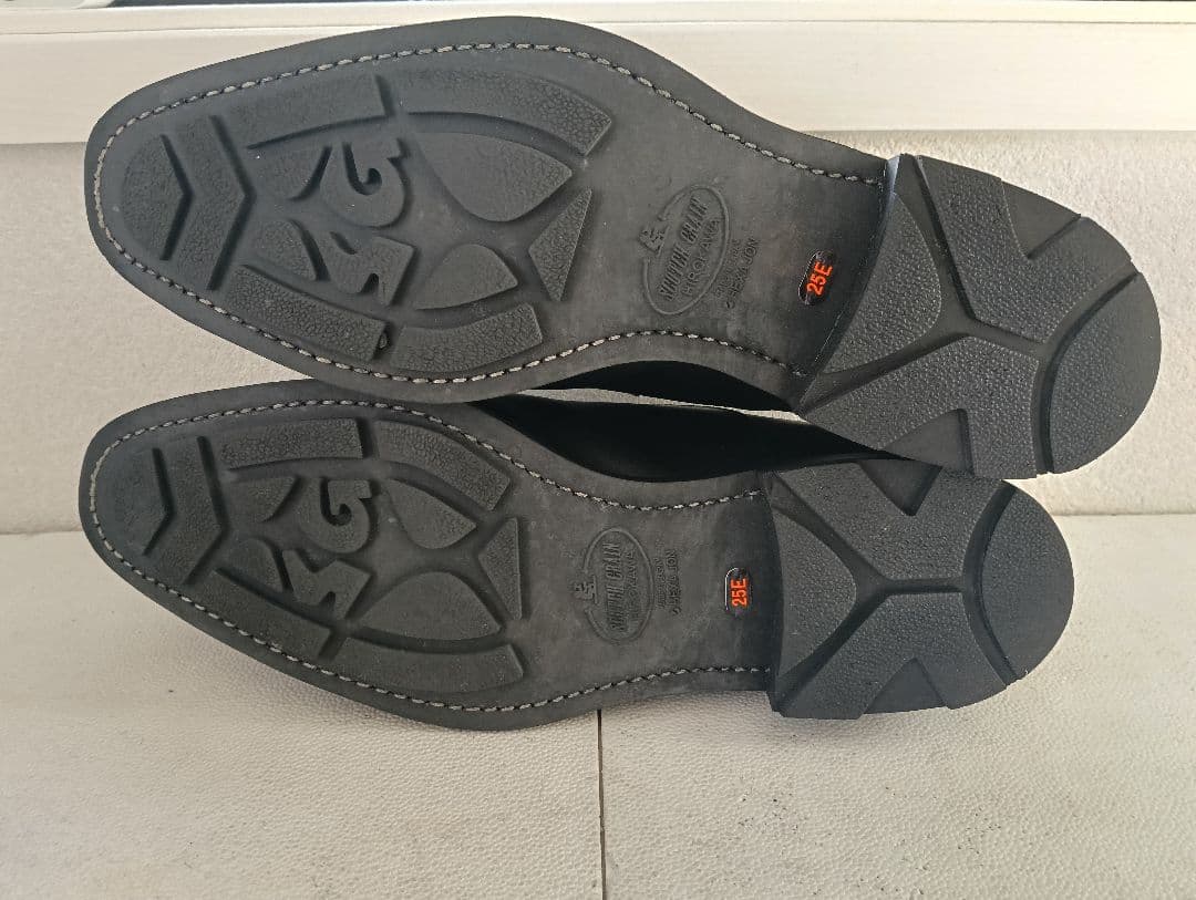 SCOTCH GRAIN 2776 シャインオアレインⅣ 25.0cm 黒