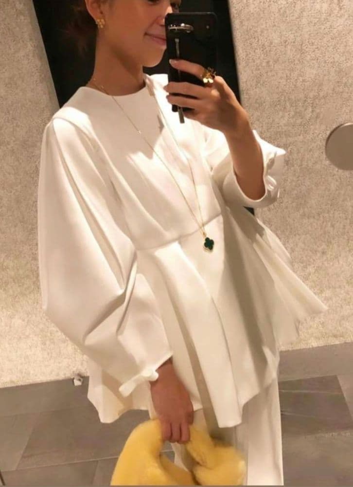 極美品】yori shirocon origamiブラウス ヨリ シロコン - メルカリ