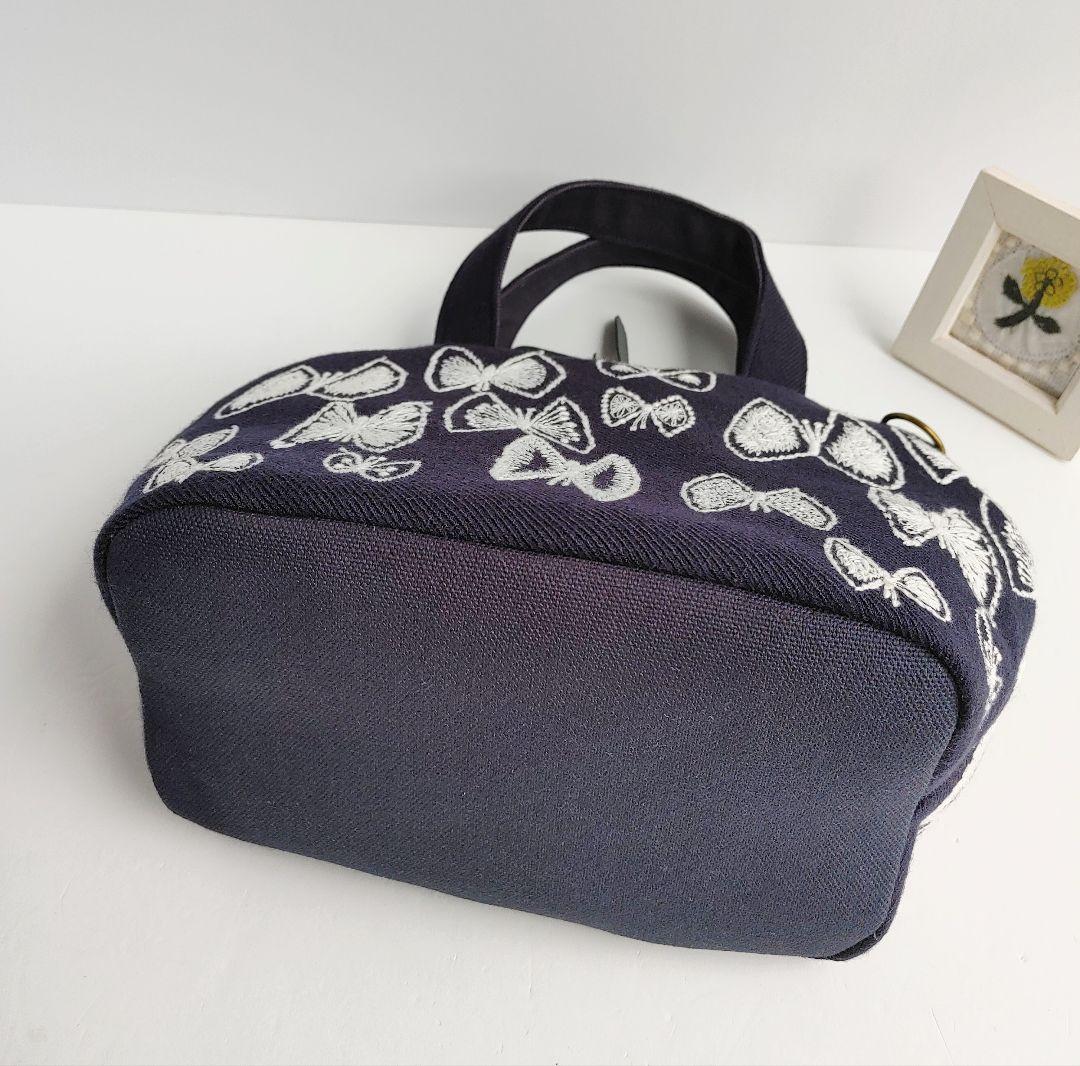 1点のみ ミナペルホネン レア スカイフラワー ミニサイズバッグ