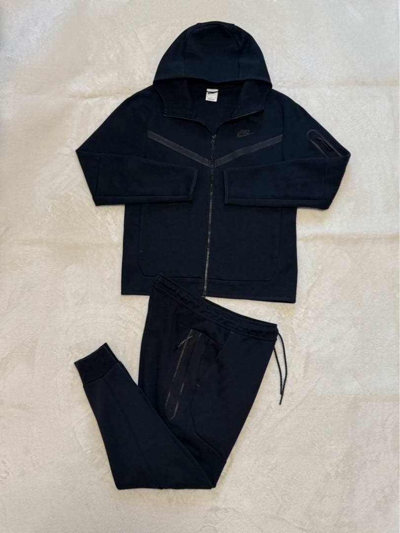 ナイキ ブラック メンズ テックフリース セットアップ S74 - メルカリ