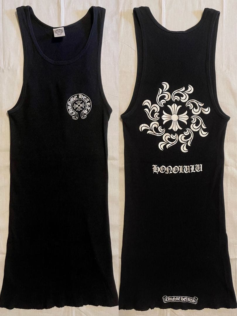 クロムハーツ ホノルル限定 タンクトップ / レディースS CHROME HEARTS(クロムハーツ) Honolulu CH PLS TEE ホノルル限定 CH