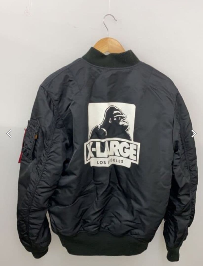 美品】【XLサイズ】【エクストララージ✖アルファ】【人気ブラック
