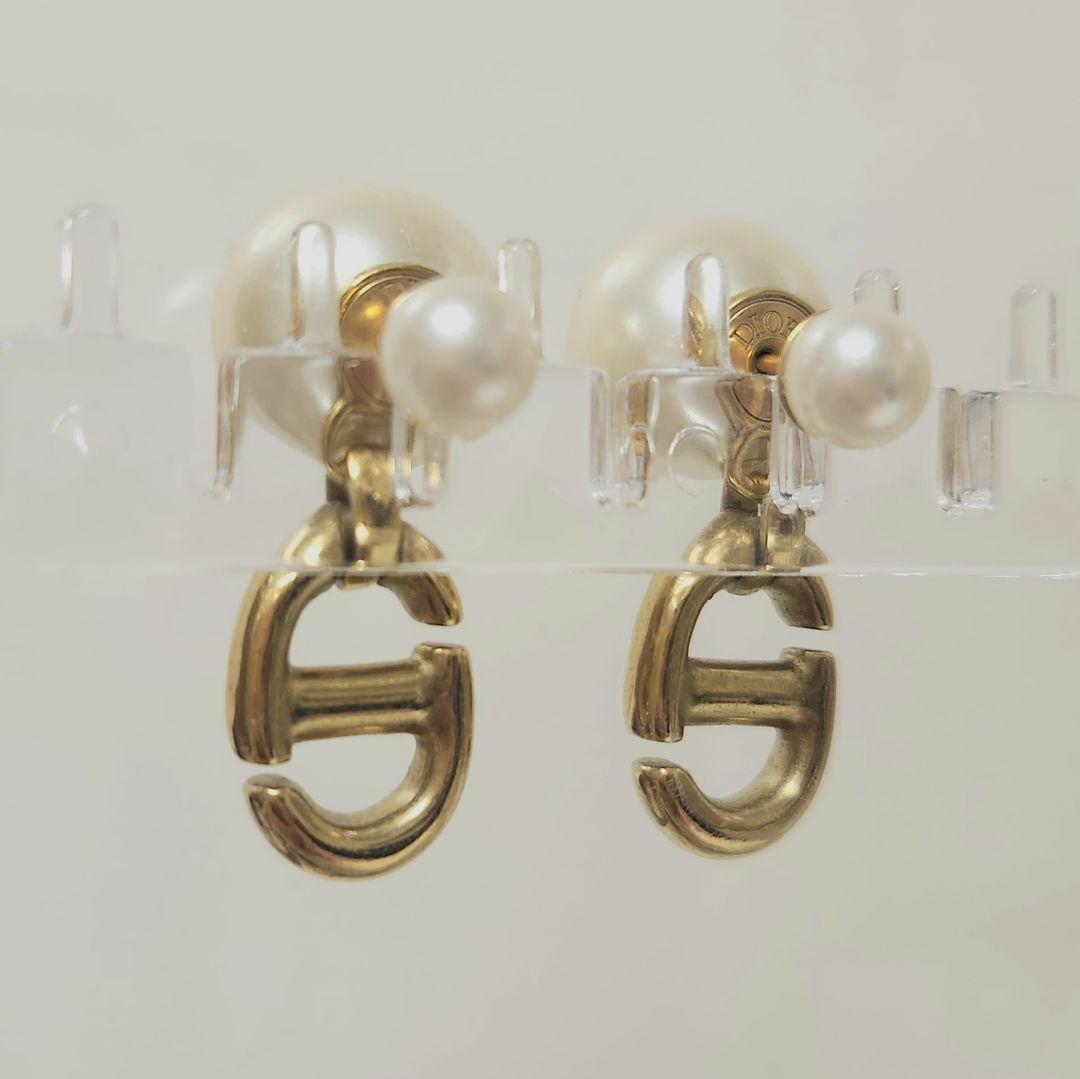 【A】【正規品】Dior トライバルボール CDロゴ ピアス 美品 Christian Dior（クリスチャン・ディオール） Dior ディオール Dior