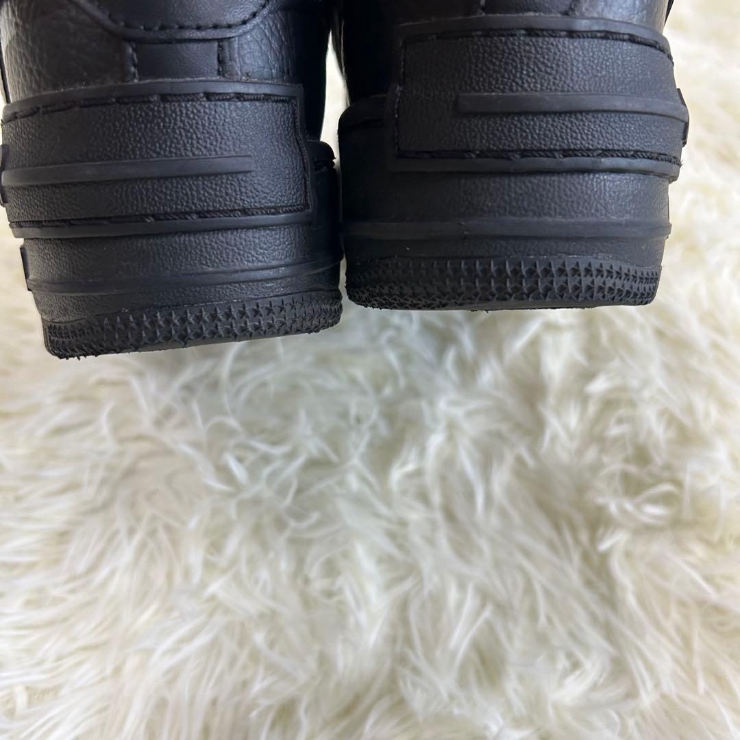 【NIKE】ナイキ エアフォース1 シャドウ 22.5cm 黒 ブラック