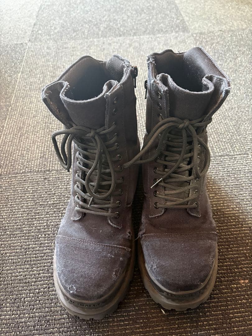 靴 Balenciaga Combat strike boot 42 Men's Combat Strike Boot in Black | Balenciaga US