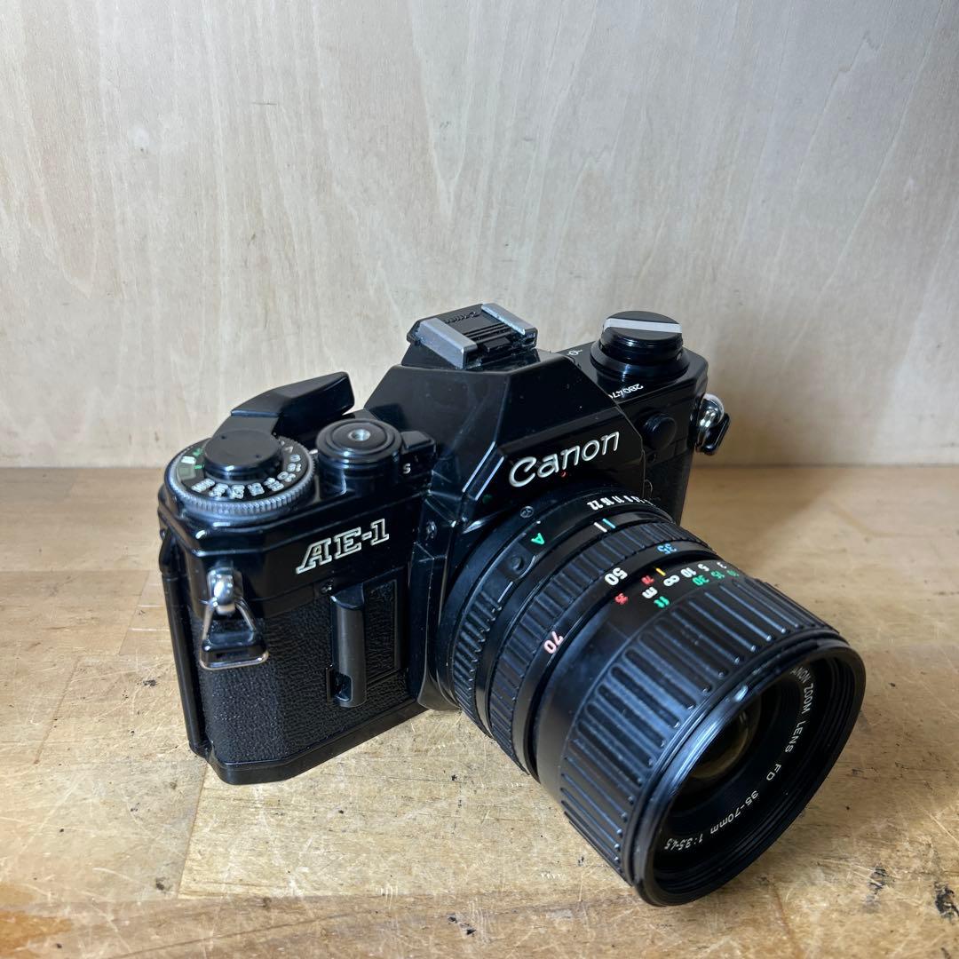Canon AE-1 +FD35-70 f3.5-4.5 鳴きなし完動美品