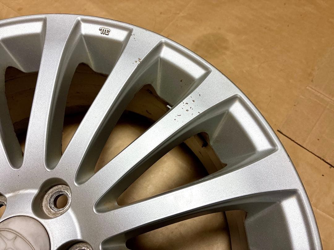 ②レガシィ 純正ホイール 18 7.5J+55 5穴 PCD100 BR9 BM