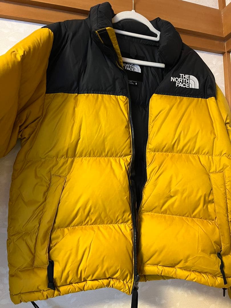 THE NORTH FACE ヌプシダウンジャケット イエロー/ブラック　700 楽天市場】ノースフェイス ヌプシジャケット ヌプシ ダウン ダウン