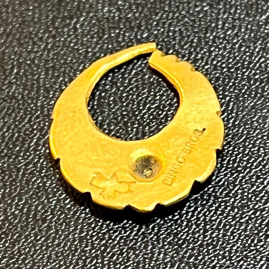 富*虎様 ビンゴブラザーズ 24Kピアス 星×月桂樹 右耳 ゴールド 岩本照