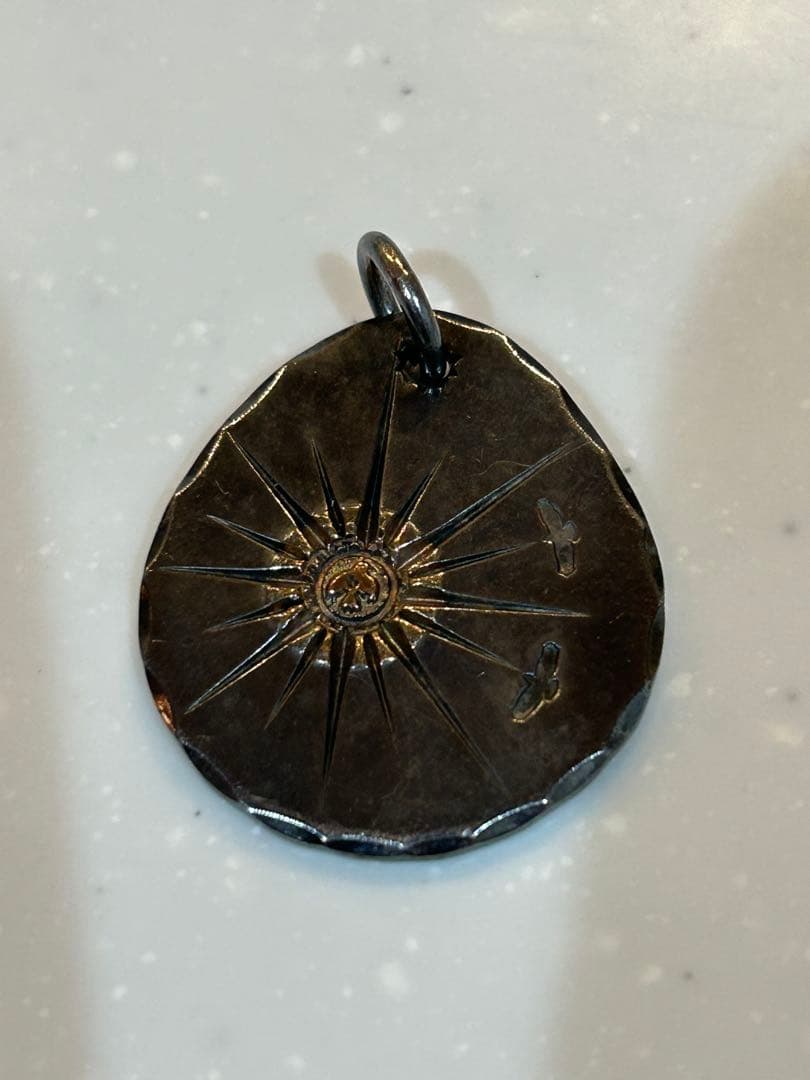 ウィングロック　wingrock WING ROCK 2021 FW L/S Tee 「Peace Pipe & SUN」グレー （ウイング