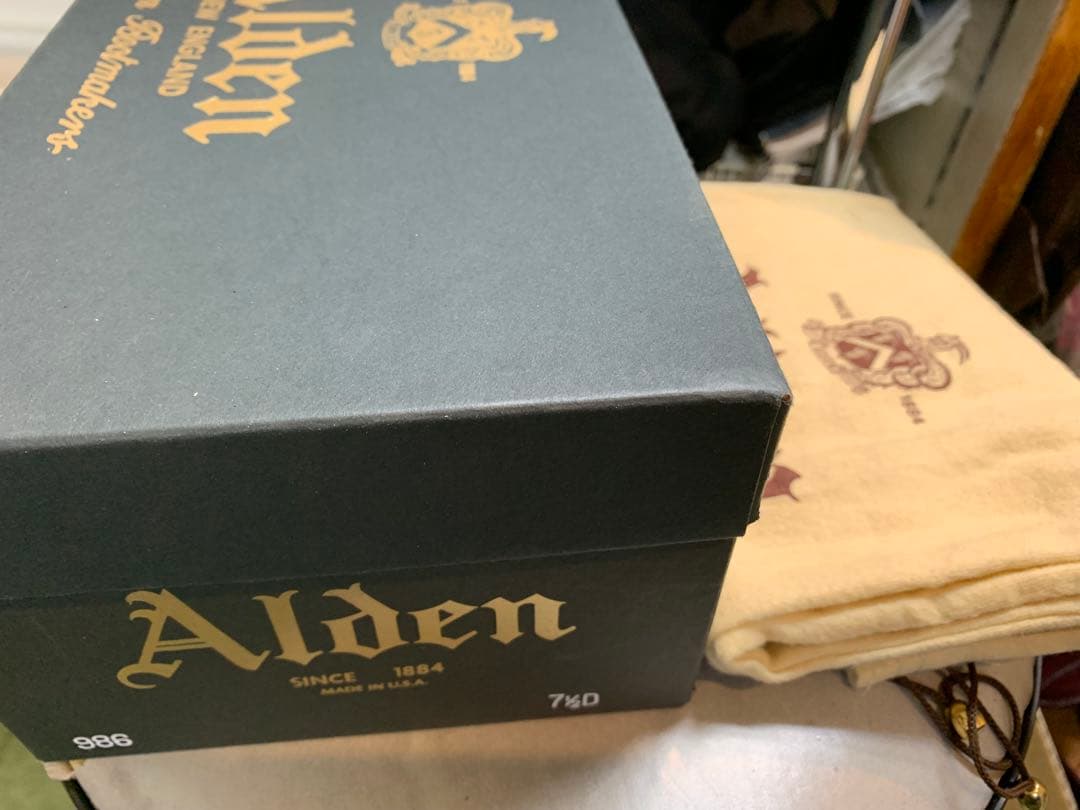 K*K様 オールデン コードバン コインローファー 986 71/2D Alde - メルカリ