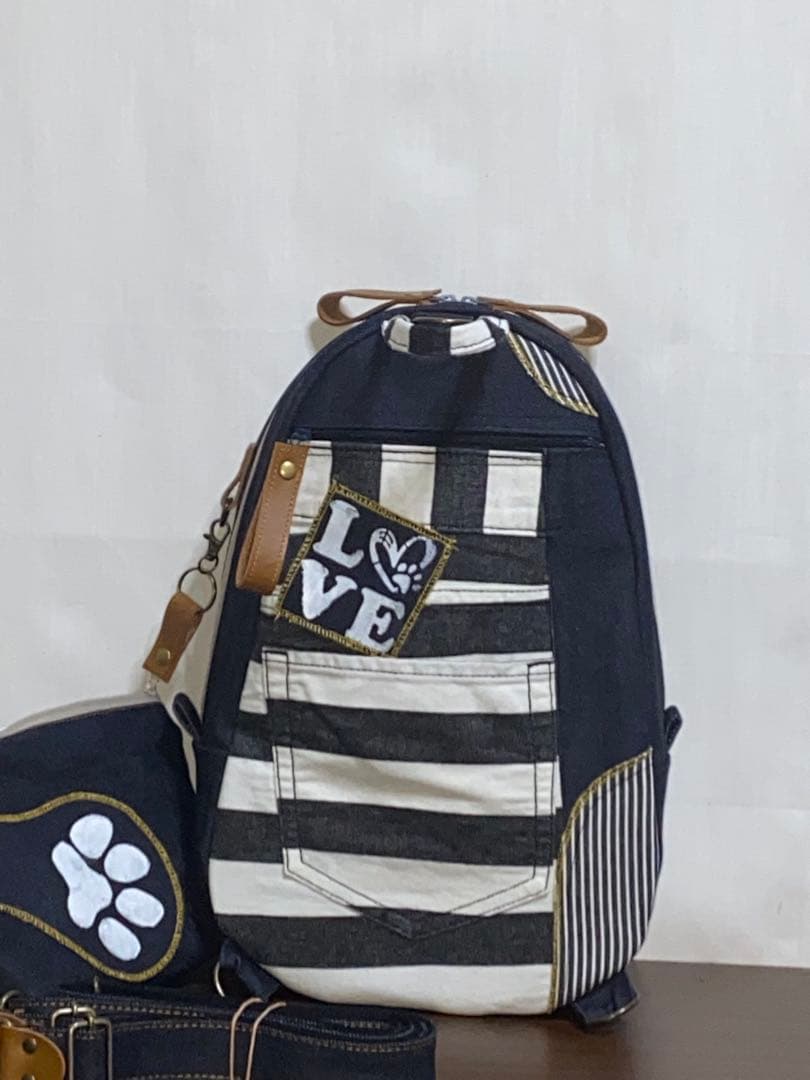 しいねちゃん様専用ページ 黒ネコ☆リュック対応☆ワンショルダー