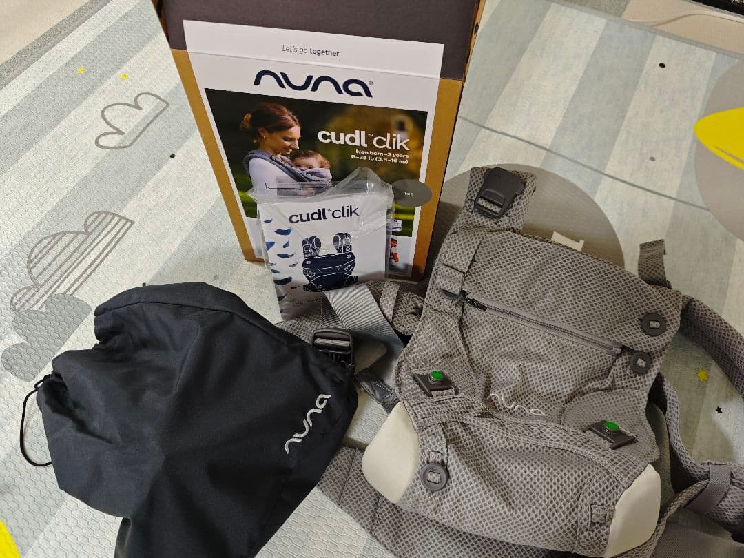 試着のみ未使用 Nuna ヌナ カドルクリック カトージ（KATOJI） レビュー特典付 ヌナ nuna ベビーキャリア カドル