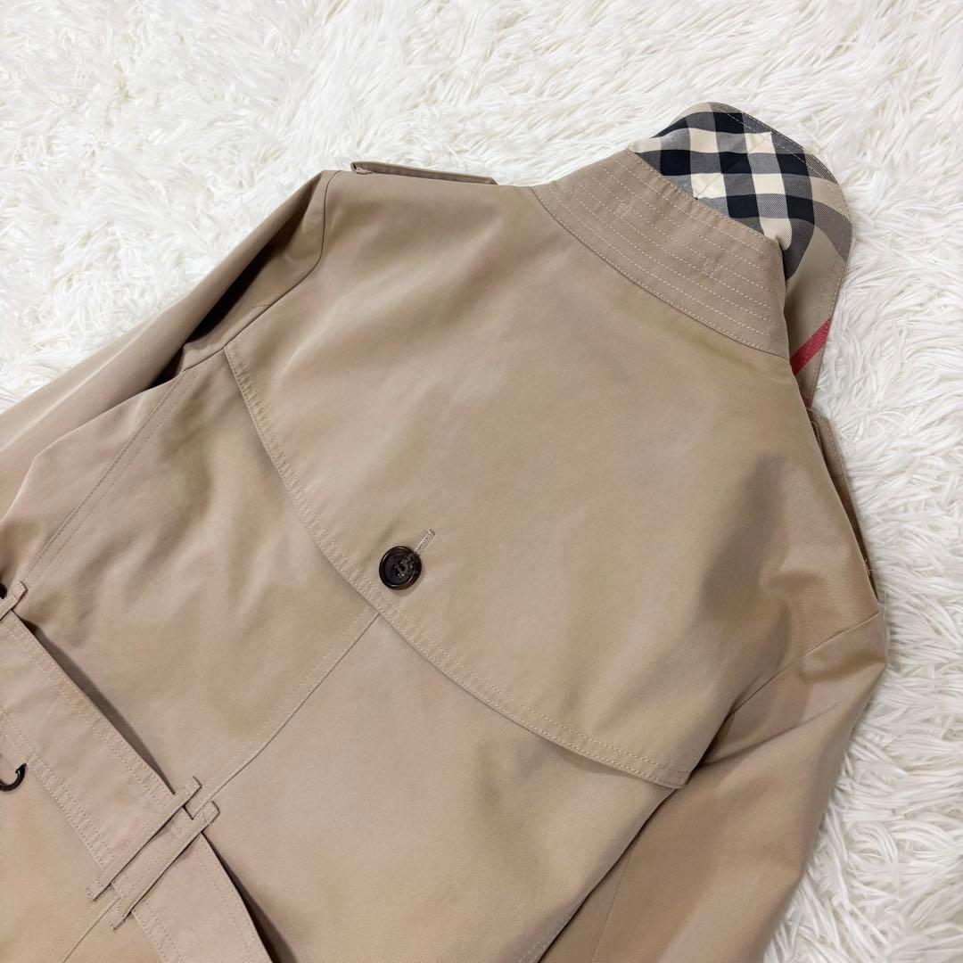 バーバリー ロンドン トレンチコート ライナー メガチェック ハニー