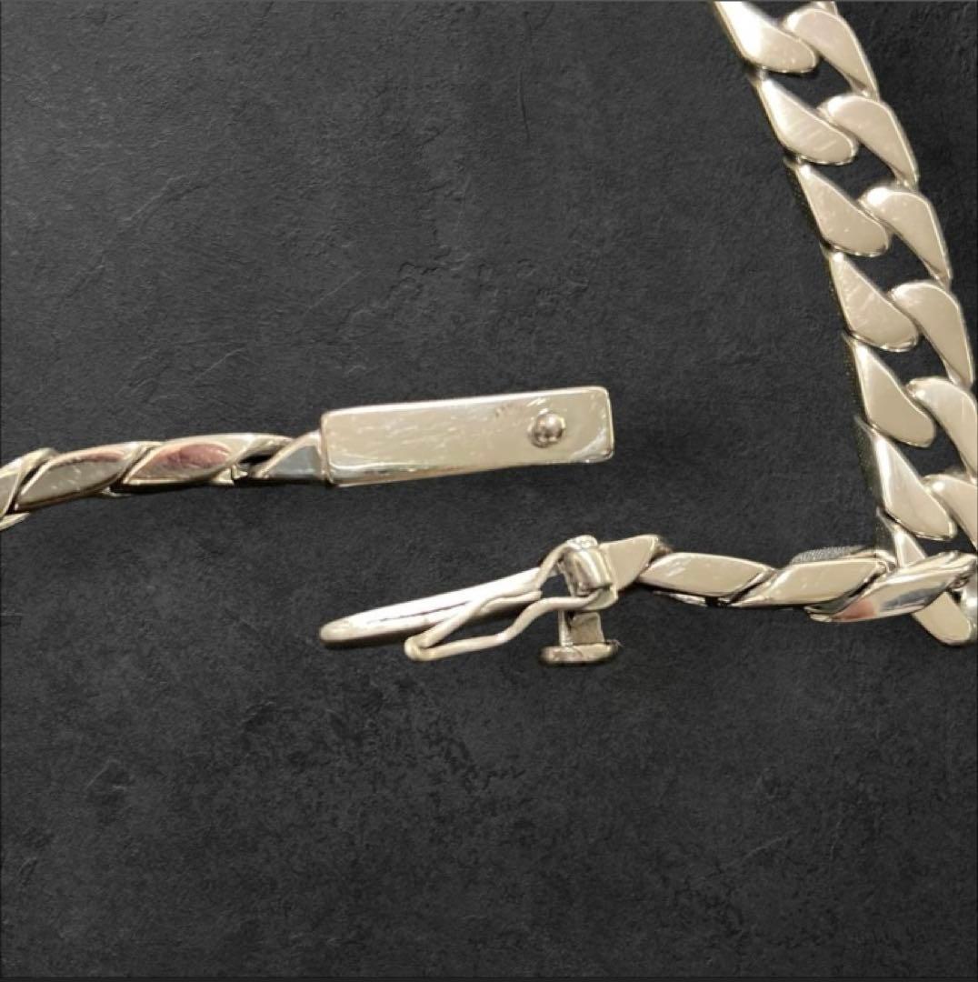 最終値下げ】喜平 ネックレス 幅7mm 長さ50cm S925刻印 鑑定書付き