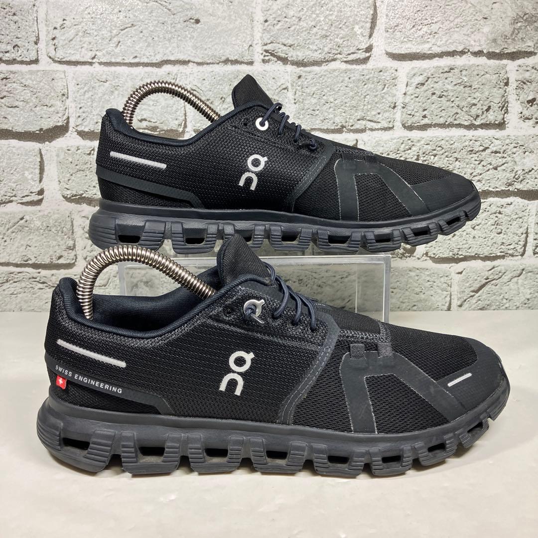 【定番人気】On オン cloud6 クラウド6 25.0cm ブラック 黒