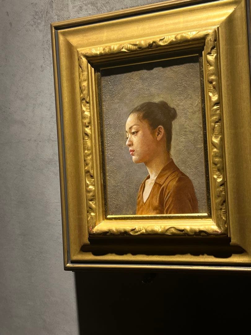 他の方発送×リアリズム 岩戸敏彦【小春日和】肉筆油彩画 - メルカリ