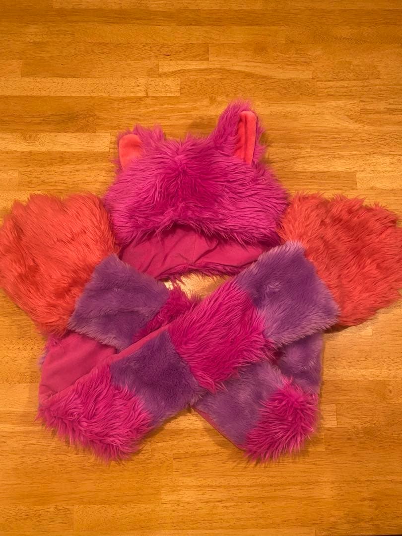 美品】 チェシャ猫 マフラーキャップ ディズニー - メルカリ