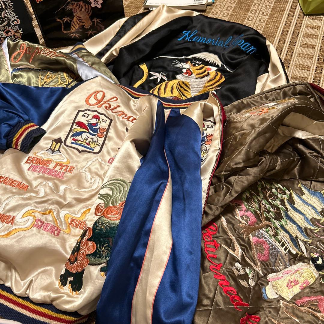 専用☆激レア☆東洋エンタープライズ スカジャン 鷹&沖縄MAP柄