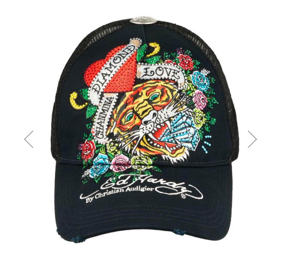 帽子 AOD3 CHANMINA EdHardy COLLABORATION CAP ちゃんみな キャップ - メルカリ