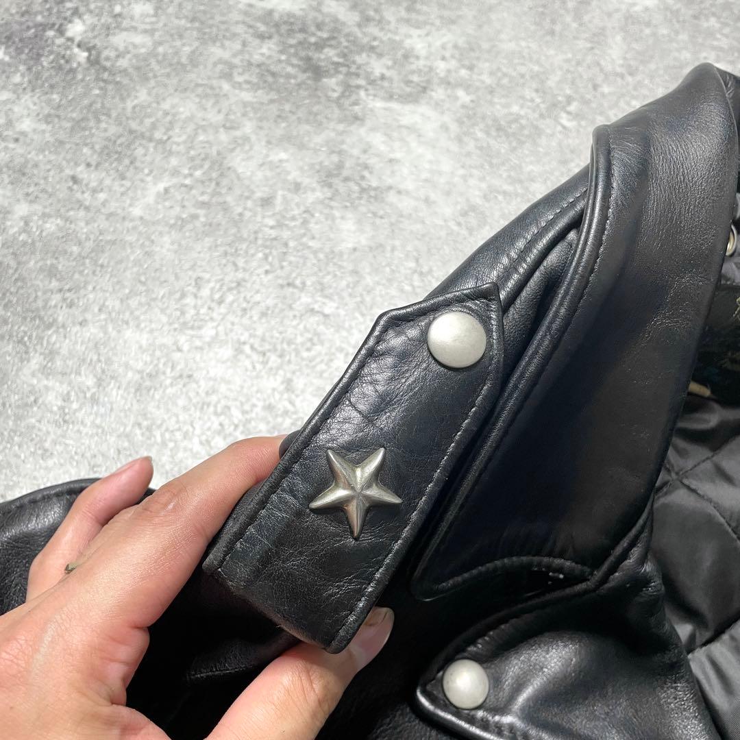 Schott 613XX ワンスター ダブルレザージャケット サボテンタグ