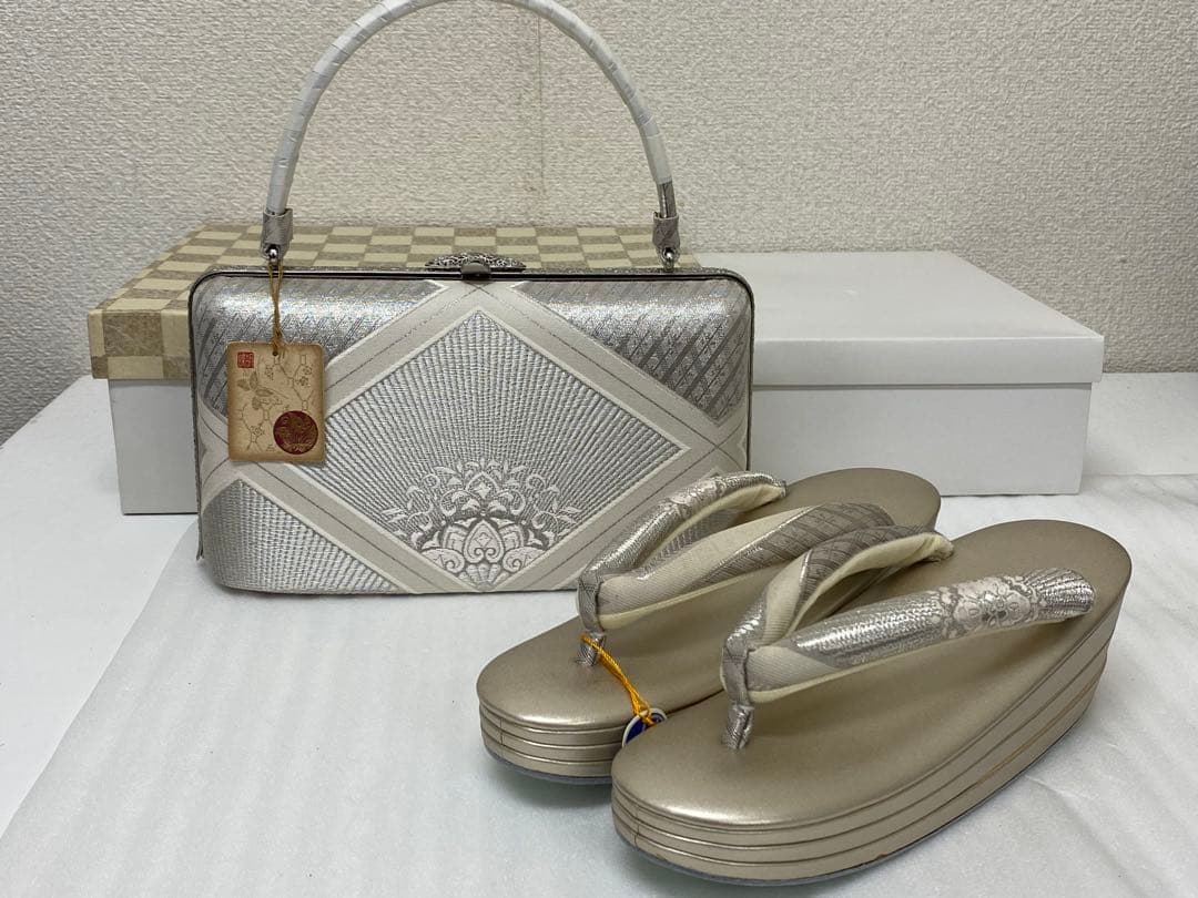 3-2869 東京神田はきもの匠・胡蝶　草履、バック