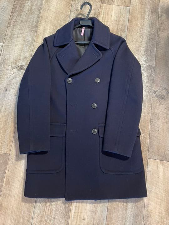 コモリ COMOLI 日本製 キャバリーメルトンダブルブレステッドコート