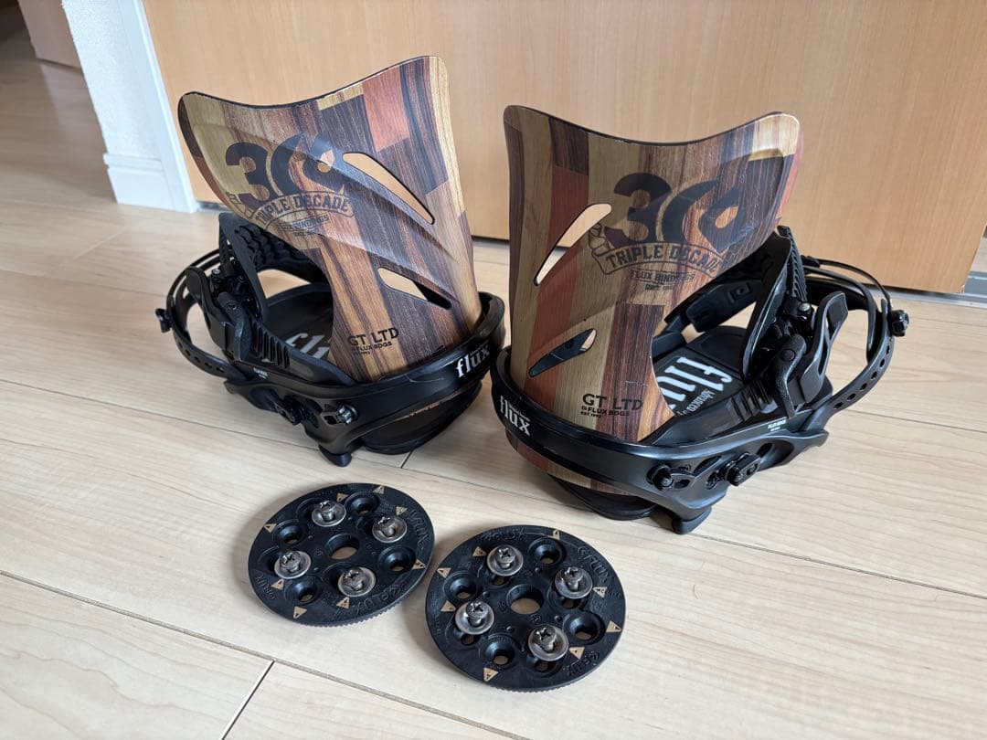 FLUX GT-LTD ビンディング Sサイズ 木目調 22-23 FLUX(フラックス)・GT LTD ジーティーリミテッド [TEAM
