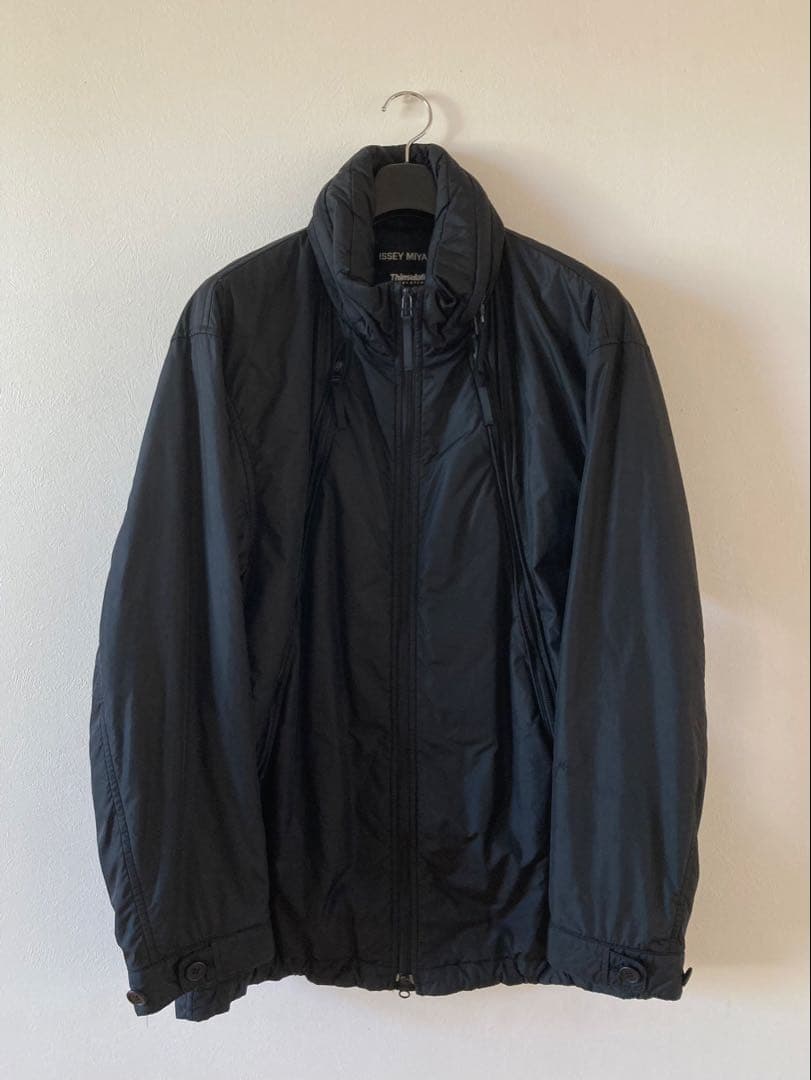 ISSEY MIYAKE ブラック ナイロンジャケット ISSEY MIYAKE】イッセイミヤケ“Archive” “HAI SPORTING GEAR” BLACK