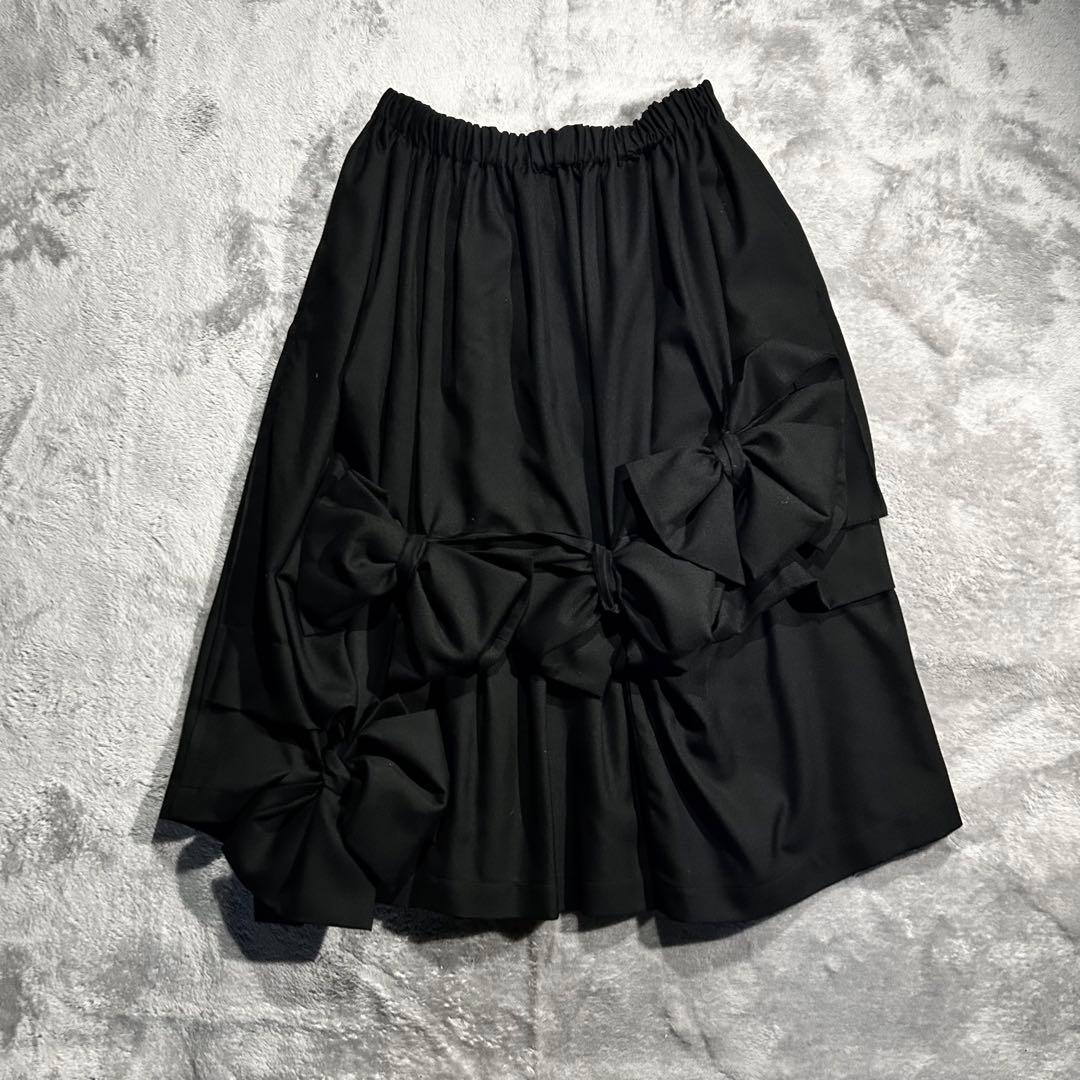 TAO AD2025 25AW リボンギャザースカート 黒 TAO AD2025 25AW リボンギャザースカート 黒 - メルカリ