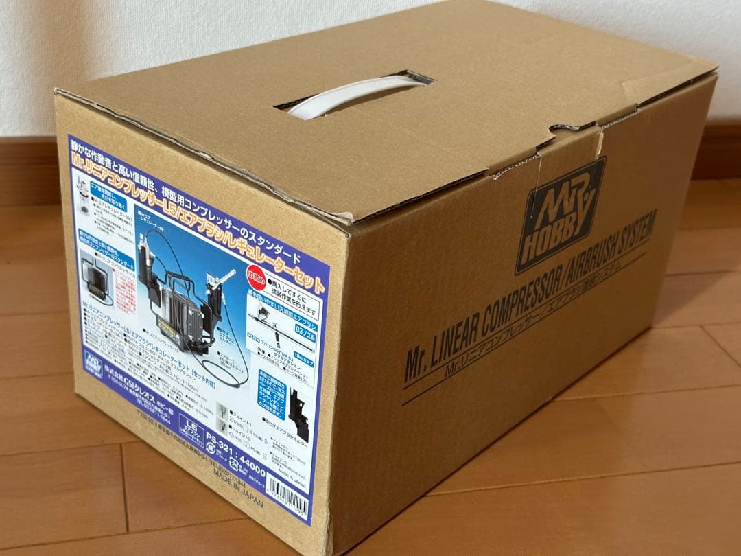 Mr.リニアコンプレッサーL5/エアブラシ/レギュレーターセット PS321