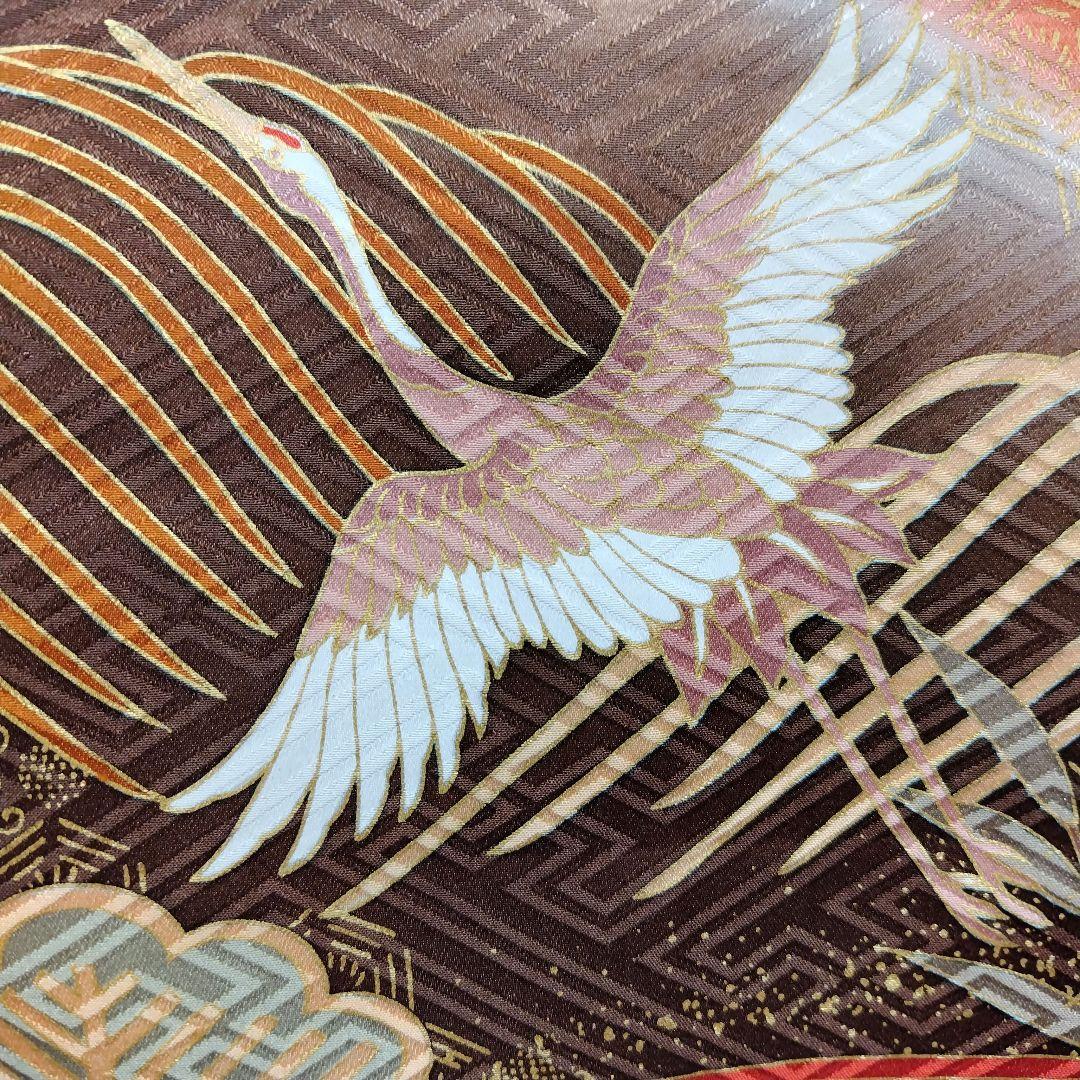 振袖フルセット(6点)・鈴乃屋・金彩加工・金駒刺繍・共八掛・正絹