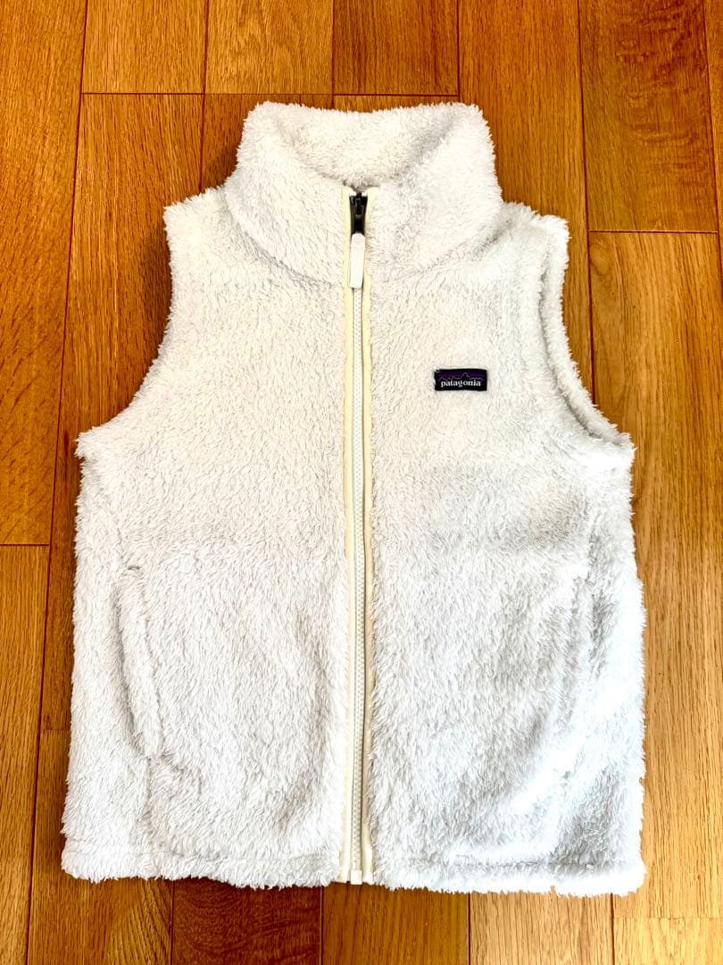 Patagonia パタゴニア ホワイトフリースベスト M - メルカリ
